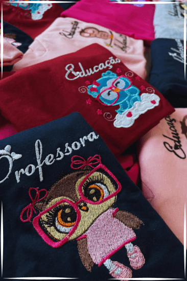  KIT 3 CAMISETAS PROFESSORA 