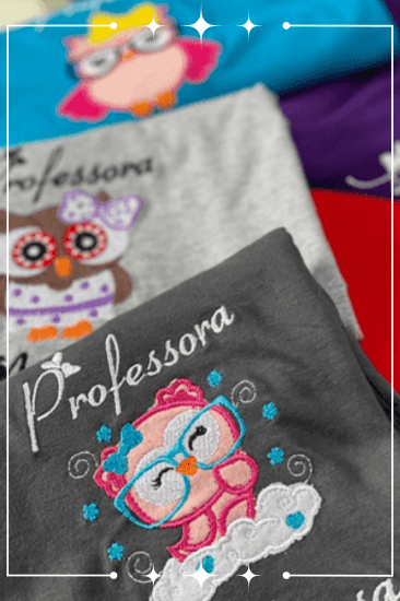  KIT 3 CAMISETAS PROFESSORA 